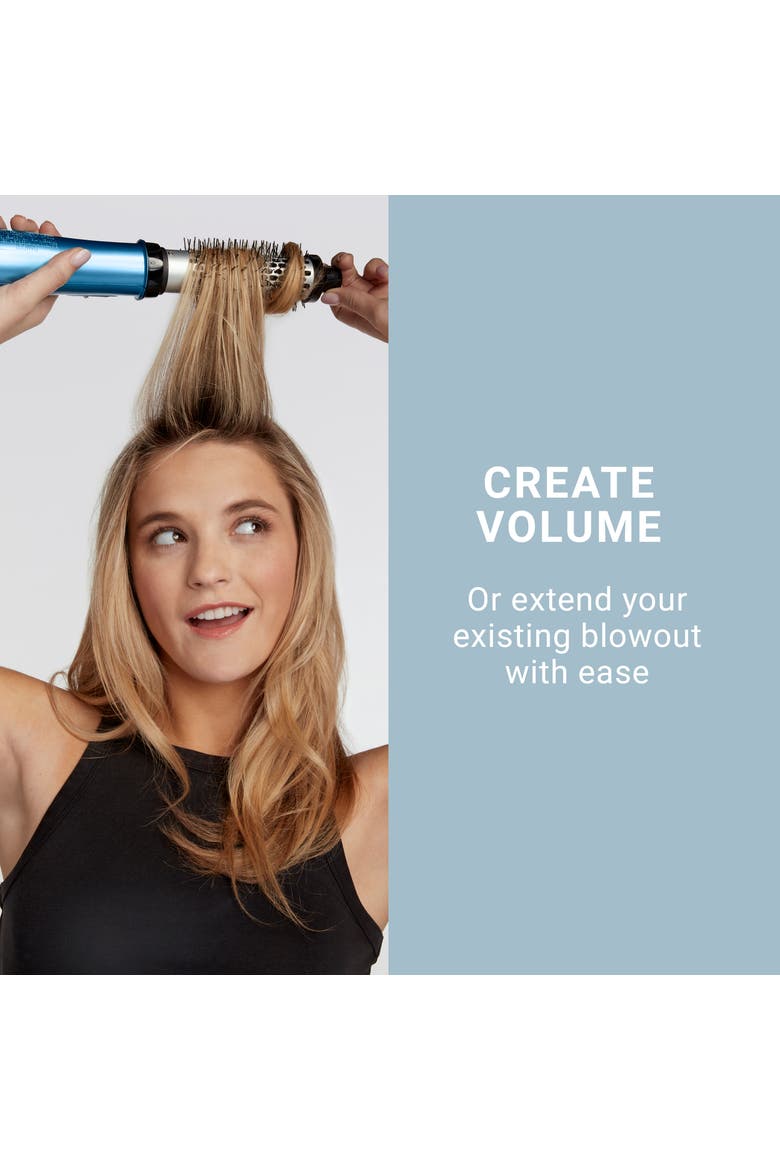 Nano Titanium 1¼" Soft Bristle Hot Air Brush, Alternate, color, Blue