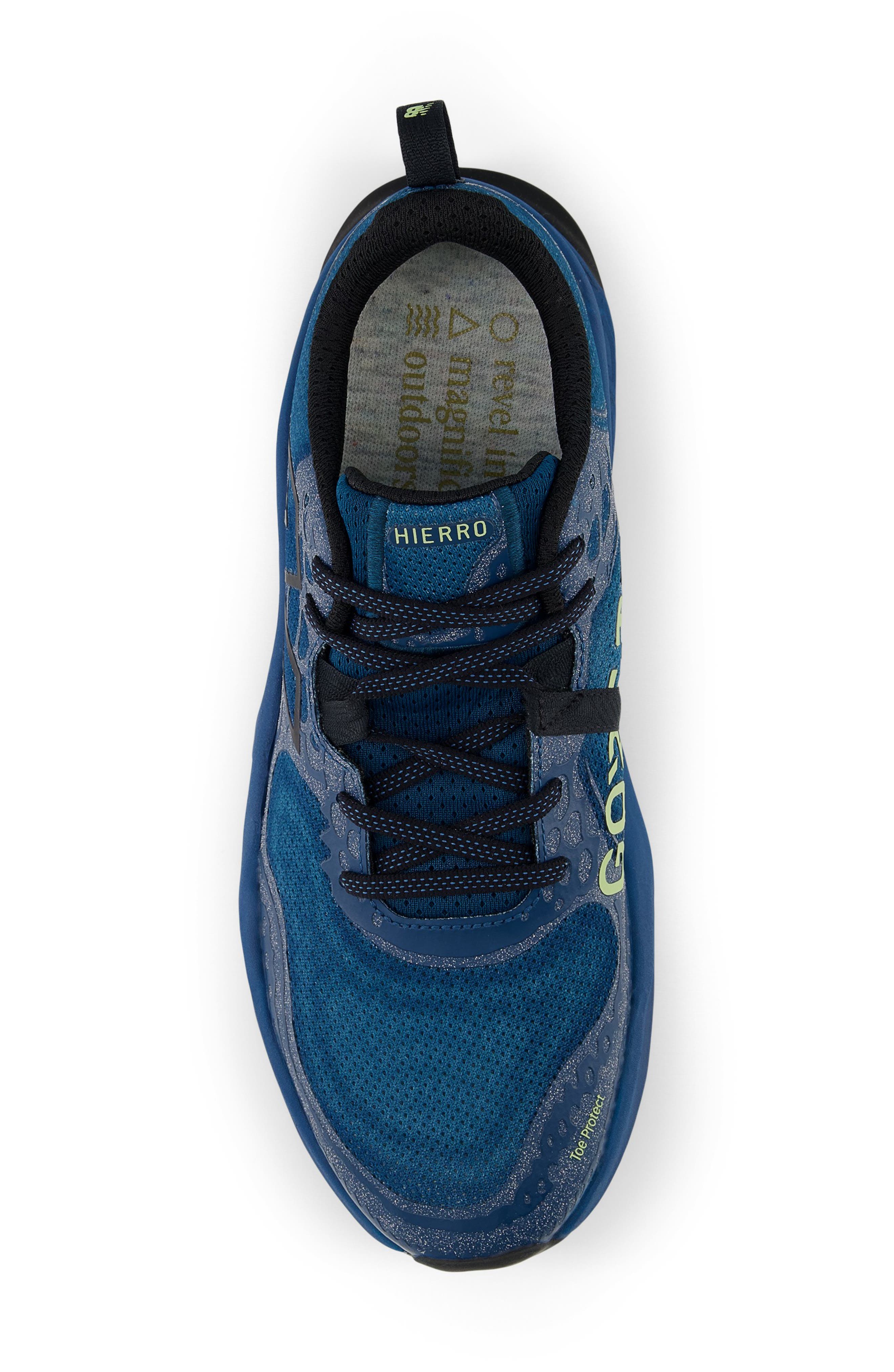 New Balance Hierro Fresh Foam GTX Sneaker, Alternate, color, Deep Sea/ Black