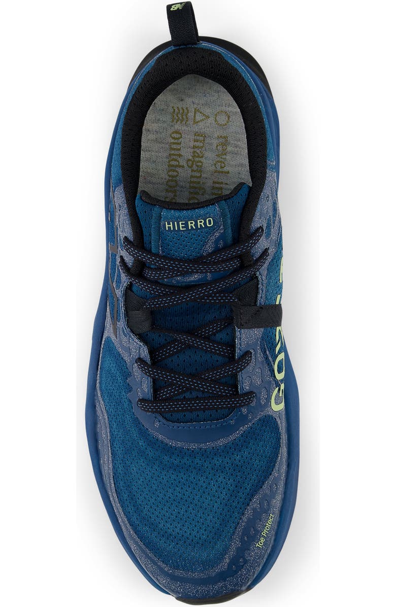 New Balance Hierro Fresh Foam GTX Sneaker, Alternate, color, Deep Sea/ Black