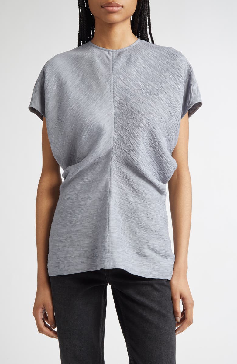 TOTEME Crinkle Texture Knit Top, Main, color, 