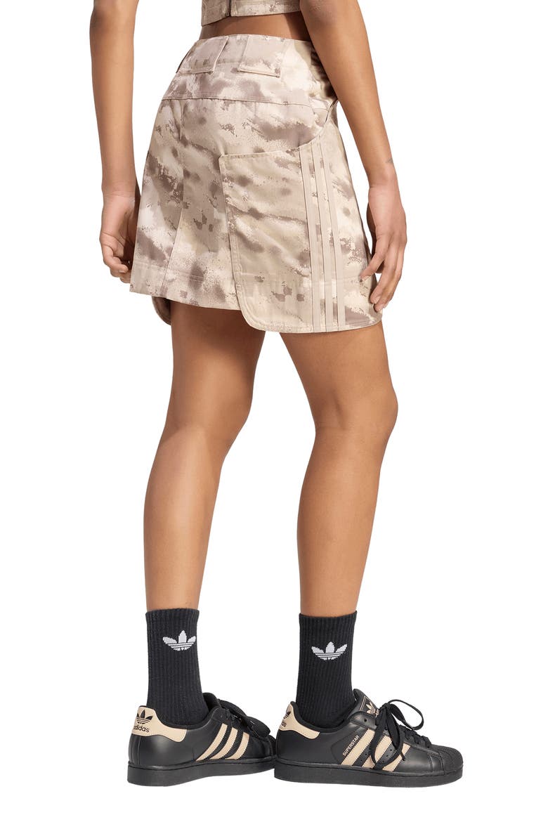 Camo Cargo Miniskirt, Alternate, color, MULTICOLOR/ WONDER BEIGE