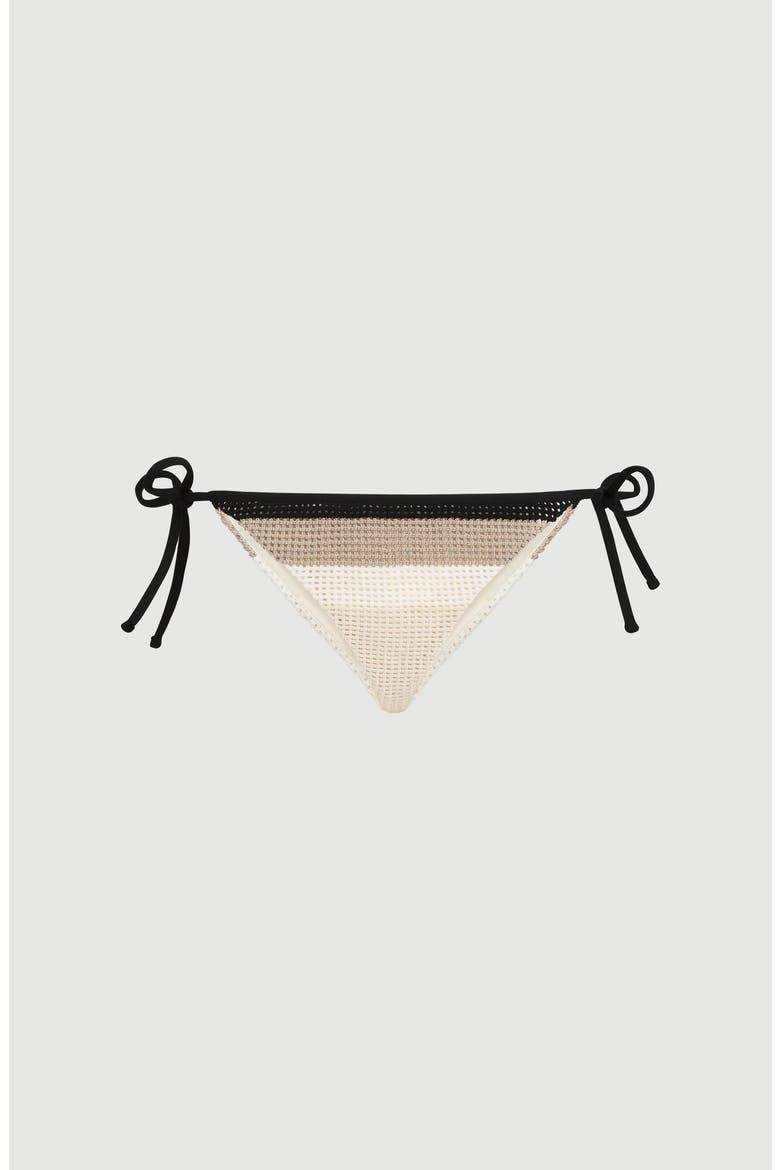 Cotton net knit bikini bottoms, Main, color, Panama