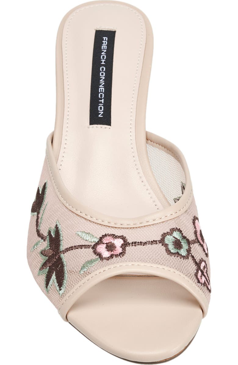 French Connection Louvisa Embroidered Kitten Heel, Alternate, color,