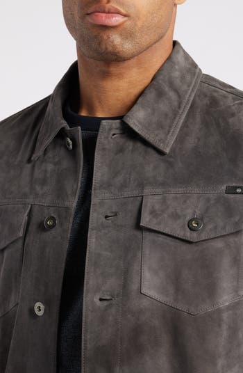 AG Dart Suede Trucker Jacket | Nordstrom