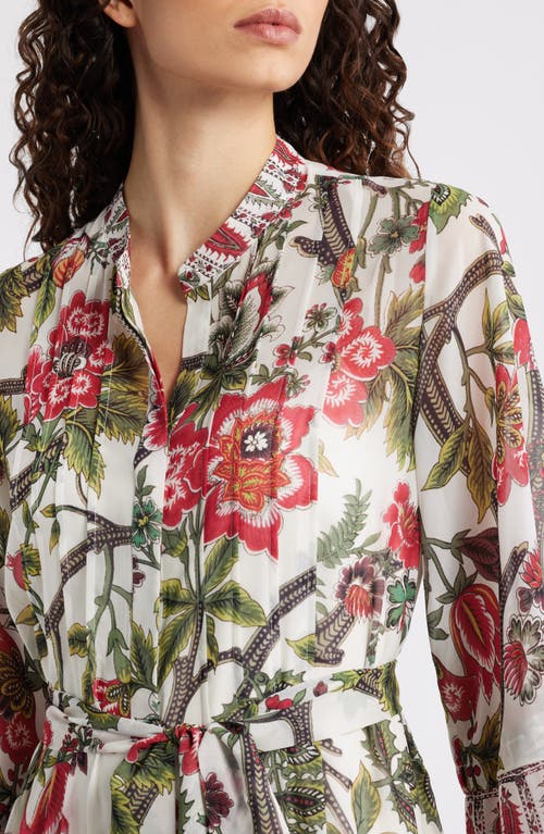 Kobi Halperin Lana Floral Print Long Sleeve Dress In Multi