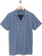 T.R. PREMIUM Modern Fit Textured Camp Shirt