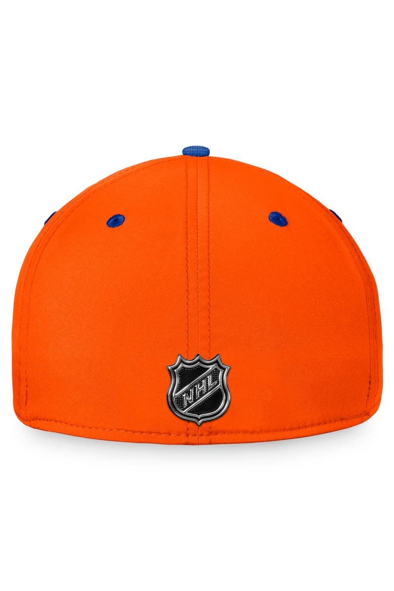 Men's Fanatics Branded Royal/Orange New York Islanders Authentic Pro Rink Camo Flex Hat, Alternate, color, Royal