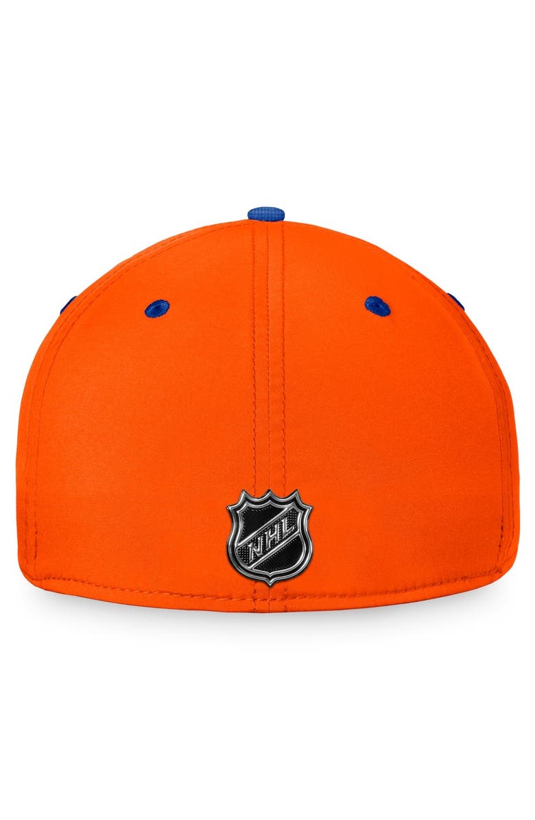 FANATICS Men's Fanatics Branded Royal/Orange New York Islanders Authentic Pro Rink Camo Flex Hat, Alternate, color, 