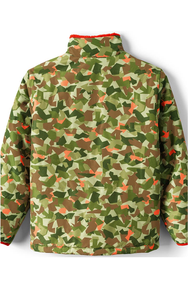 Lands' End Boys Reversible Fleece Puffer Jacket, Alternate, color, 