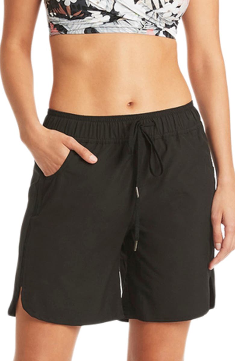 Sea Level 7-Inch Stretch Board Shorts, Main, color,