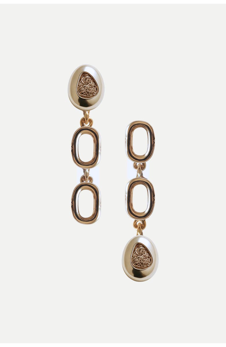 Daniela Millan Jewelry Bloom Drop Earrings, Main, color, Gold