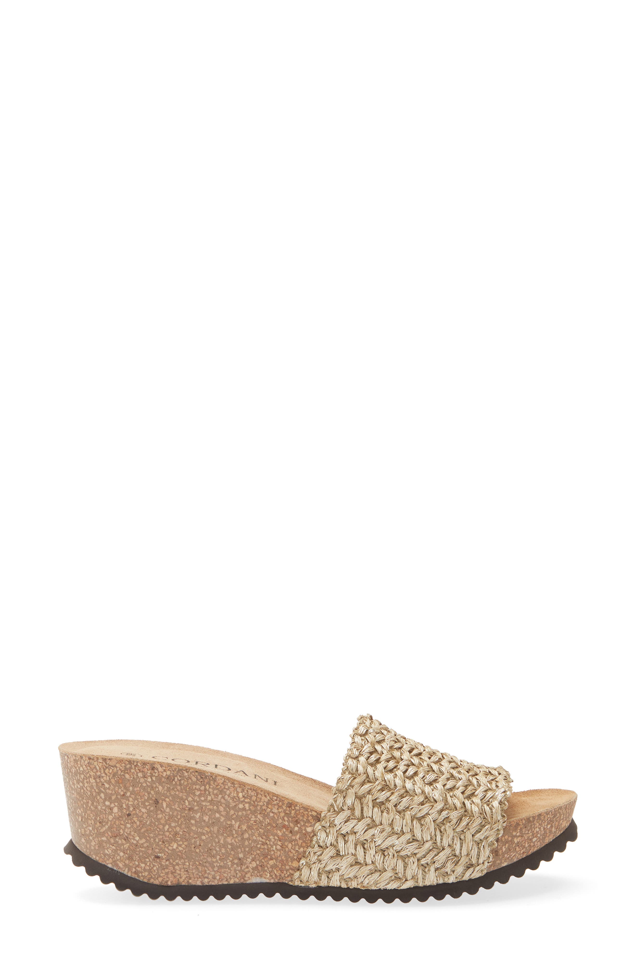 Cordani Mattina Wedge Platform Sandal, Alternate, color, Natural