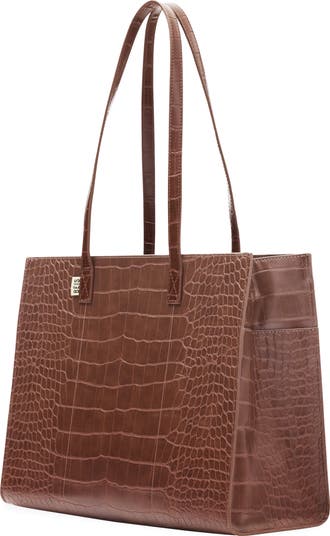 Croc Embossed Work Tote