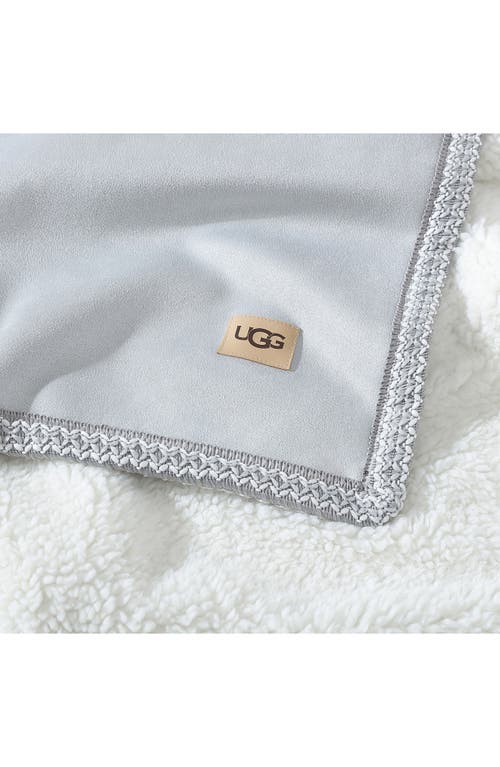 Ugg(r) Kirkwood Uggbraid Throw Blanket In Gray Violet