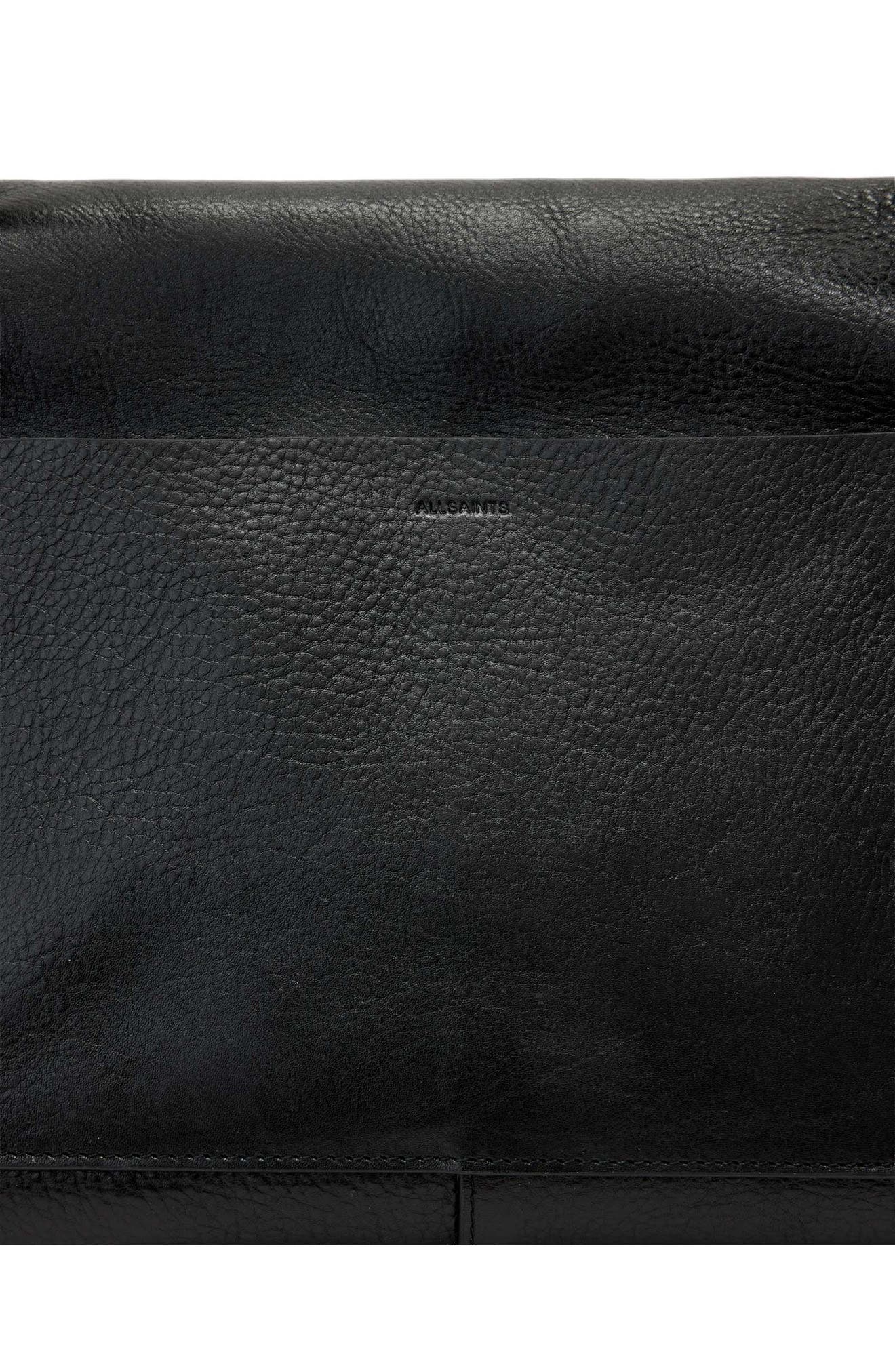 Joan Leather Satchel, Alternate, color, BLACK