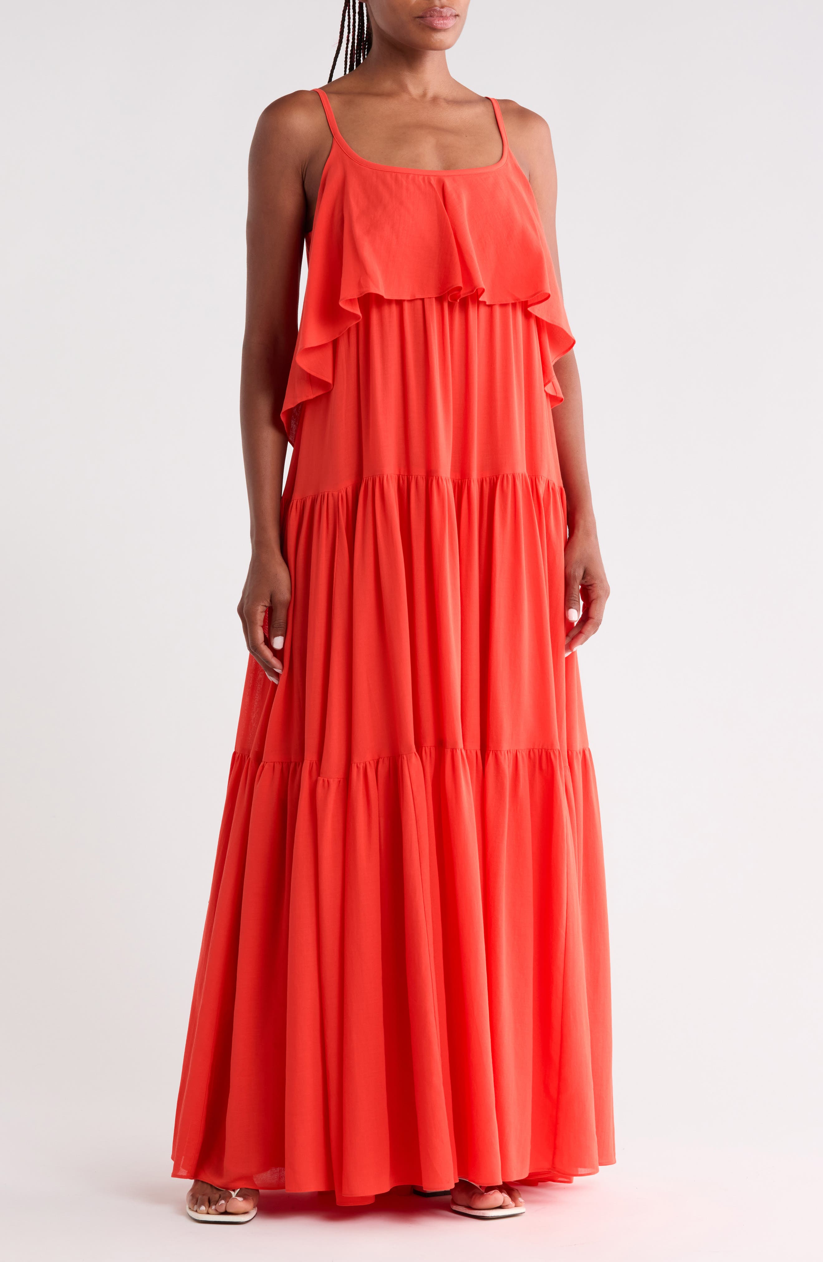 Ruffled Tiered Maxi Dress