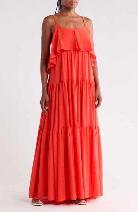 Ruffled Tiered Maxi Dress