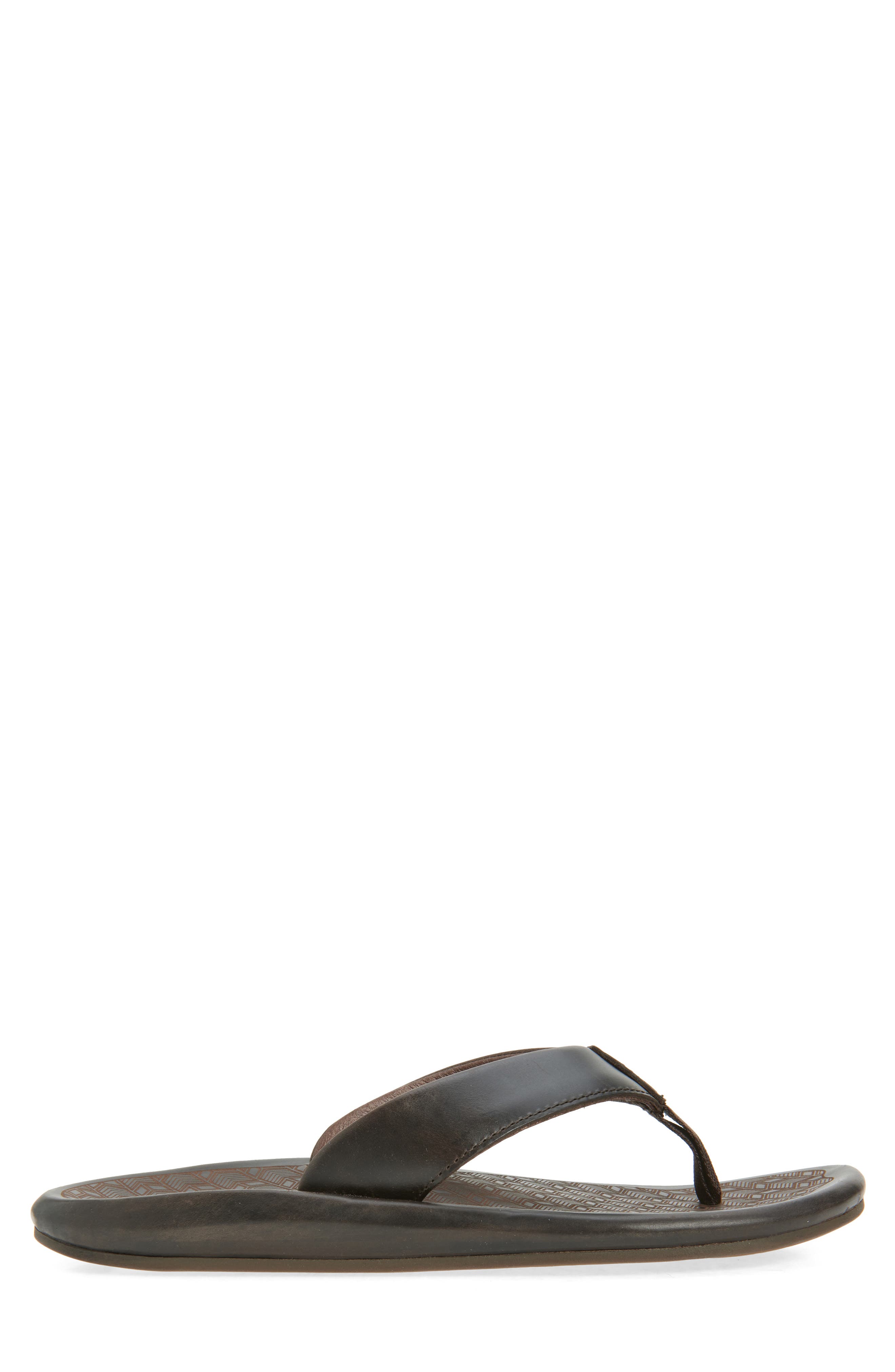 Ilikai Flip Flop, Alternate, color, DK WOOD / DK WOOD