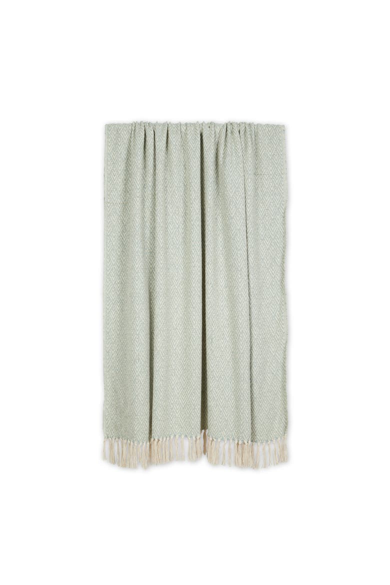 Jadeite Diamond Throw Blanket, Alternate, color, Jadeite