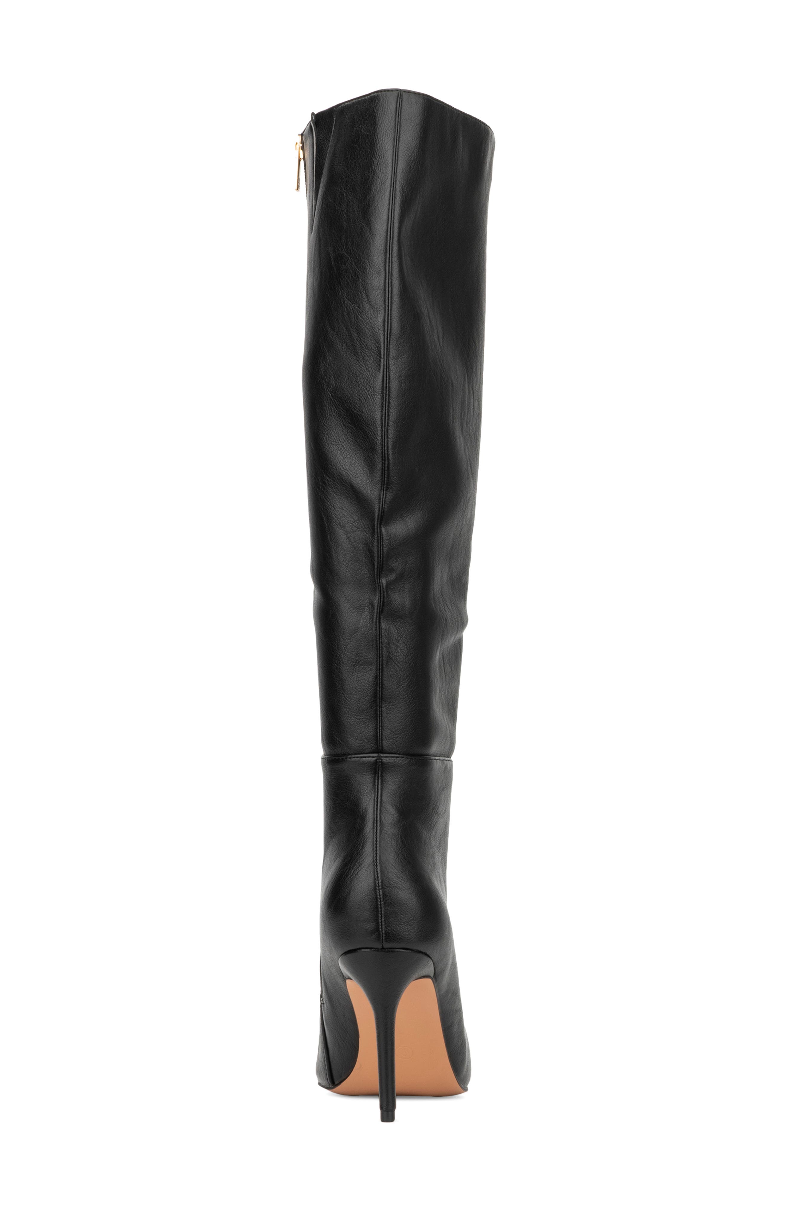 NEW YORK AND COMPANY Mae Faux Leather Tall Boot, Alternate, color, 
