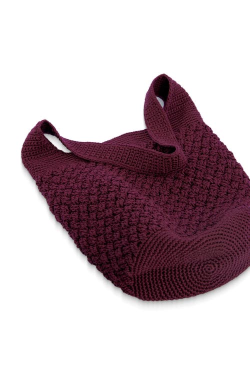 The Sak 120 Hobo Bag In Burgundy