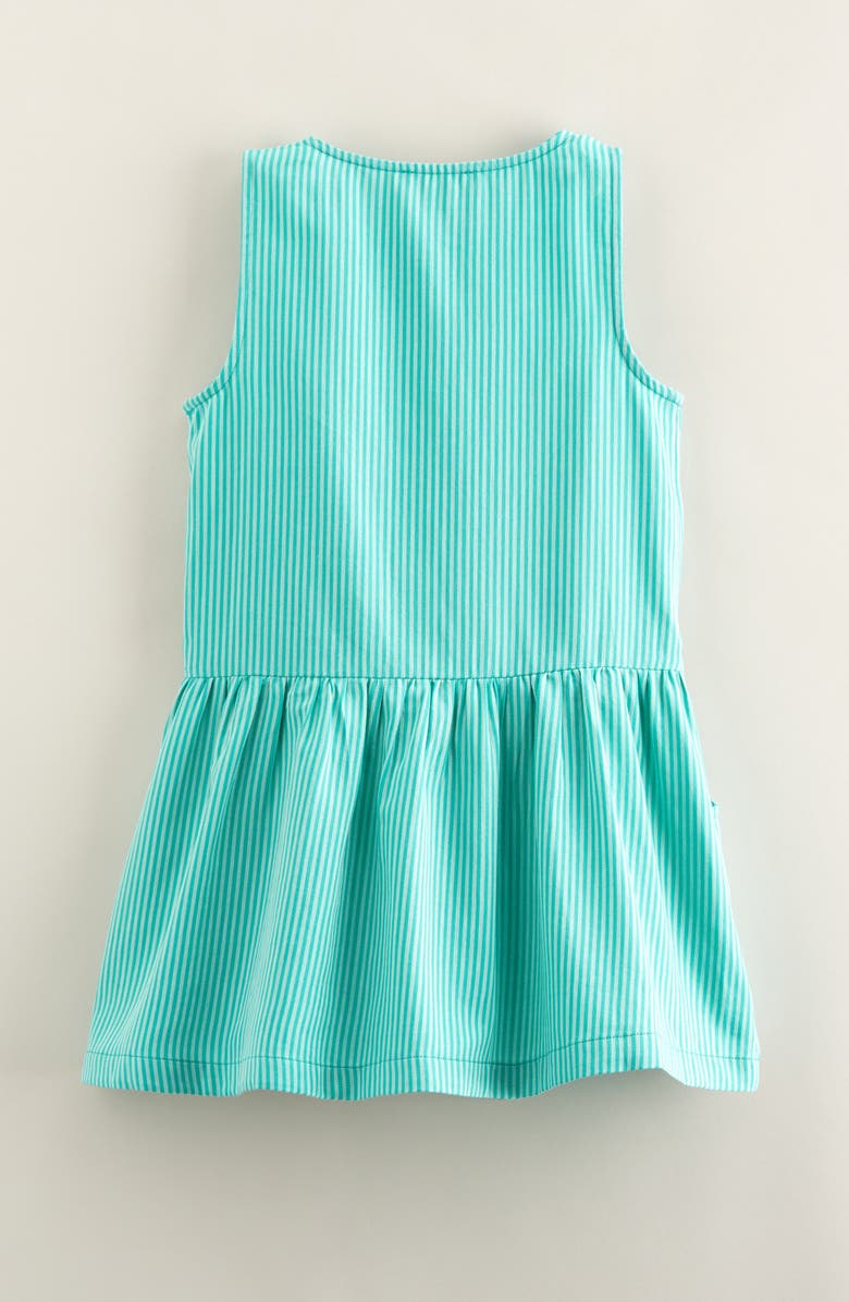 Tucker + Tate Kids' Stripe Sleeveless Cotton Drop Waist Dress, Alternate, color, Green Aquamarine Lena Stripe