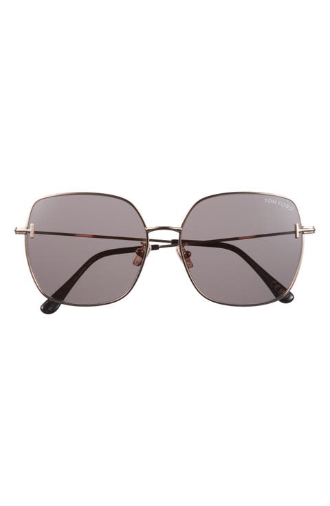 59mm Square Gradient Sunglasses