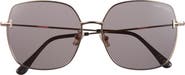 TOM FORD 59mm Square Gradient Sunglasses