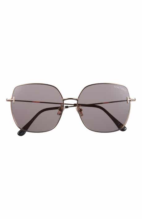 TOM FORD 59mm Square Gradient Sunglasses