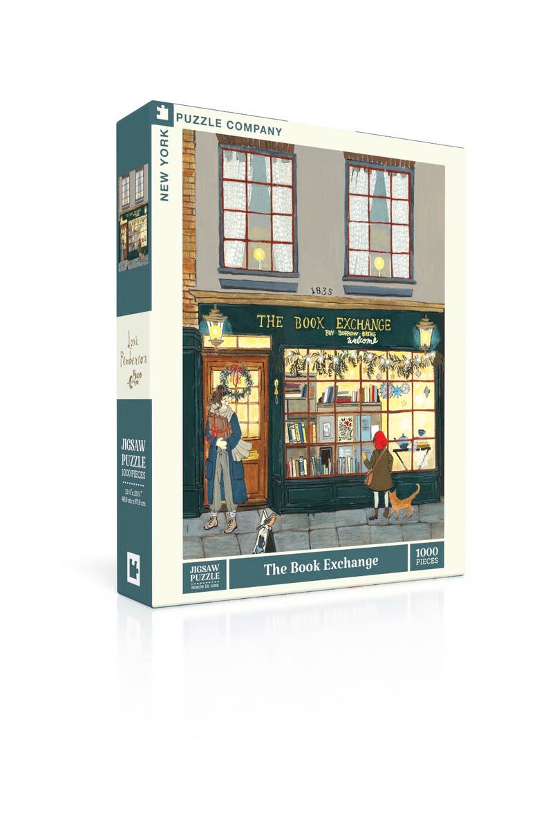 NEW YORK PUZZLE COMPANY The Book Exchange 1000 Piece Puzzle, Alternate, color, NO COLOR