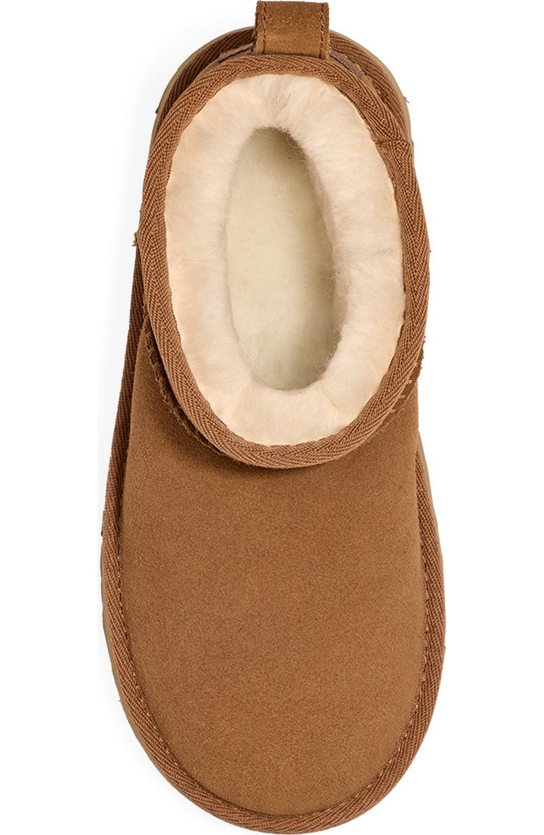 UGG<sup>®</sup> Kids' Classic Ultra Mini New Heights Platform Boot, Alternate, color, Chestnut