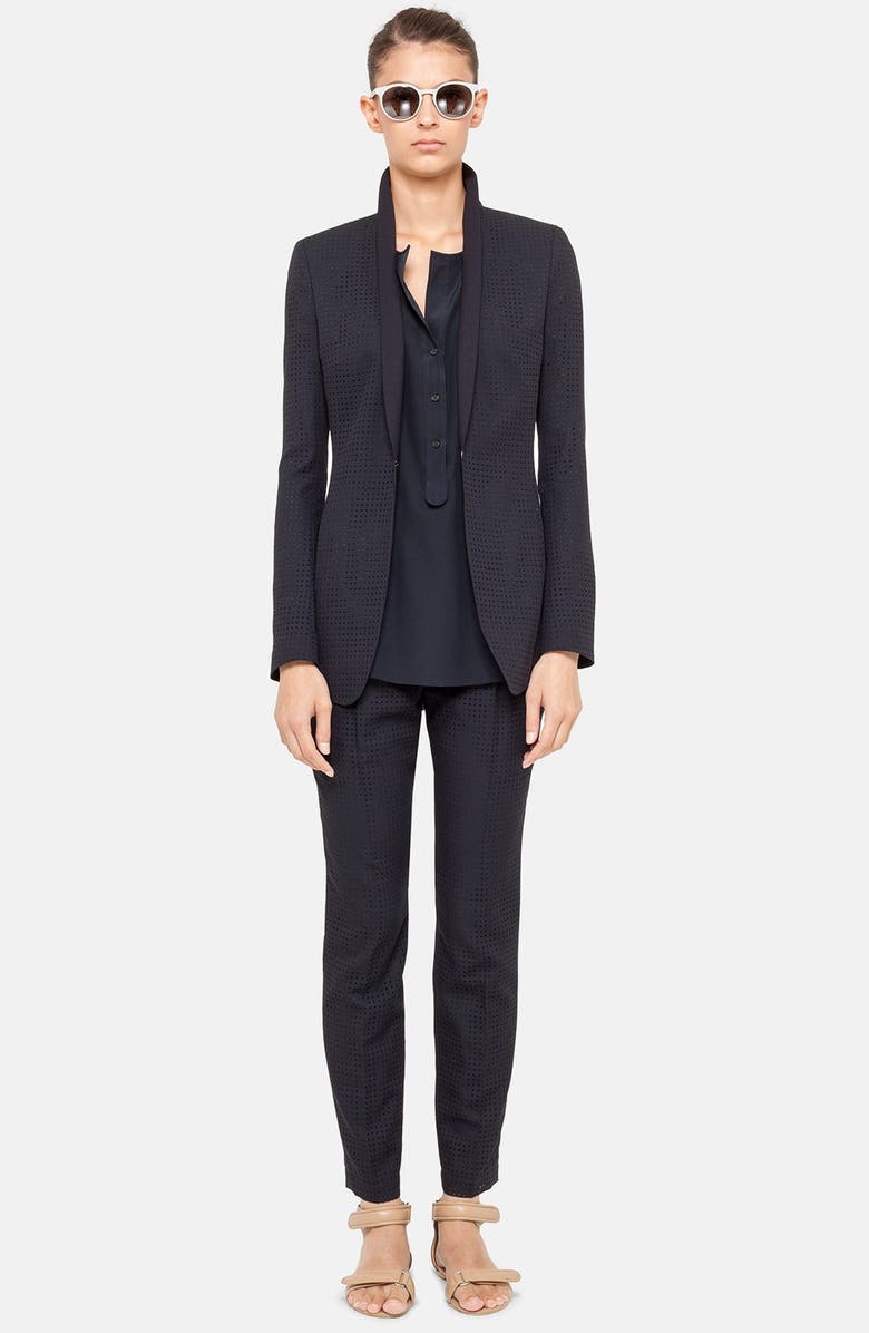 Akris punto Laser Perforated Jacket, Main, color, 