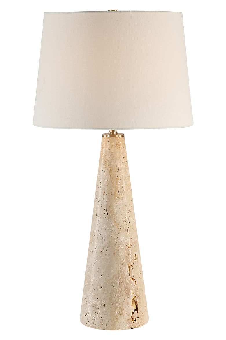 Almeria Travertine Table Lamp, Alternate, color, NO COLOR