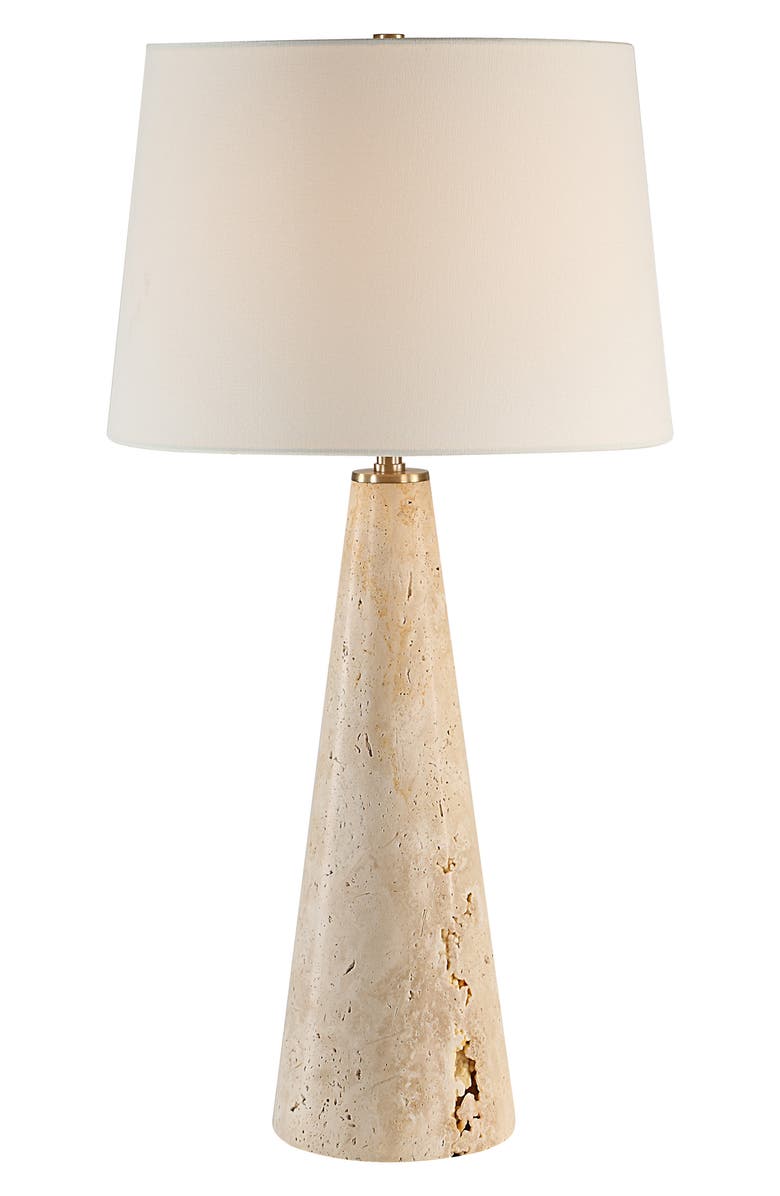 Renwil Almeria Travertine Table Lamp, Alternate, color,