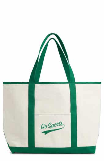 Large Go Sports Embroidered Canvas Tote