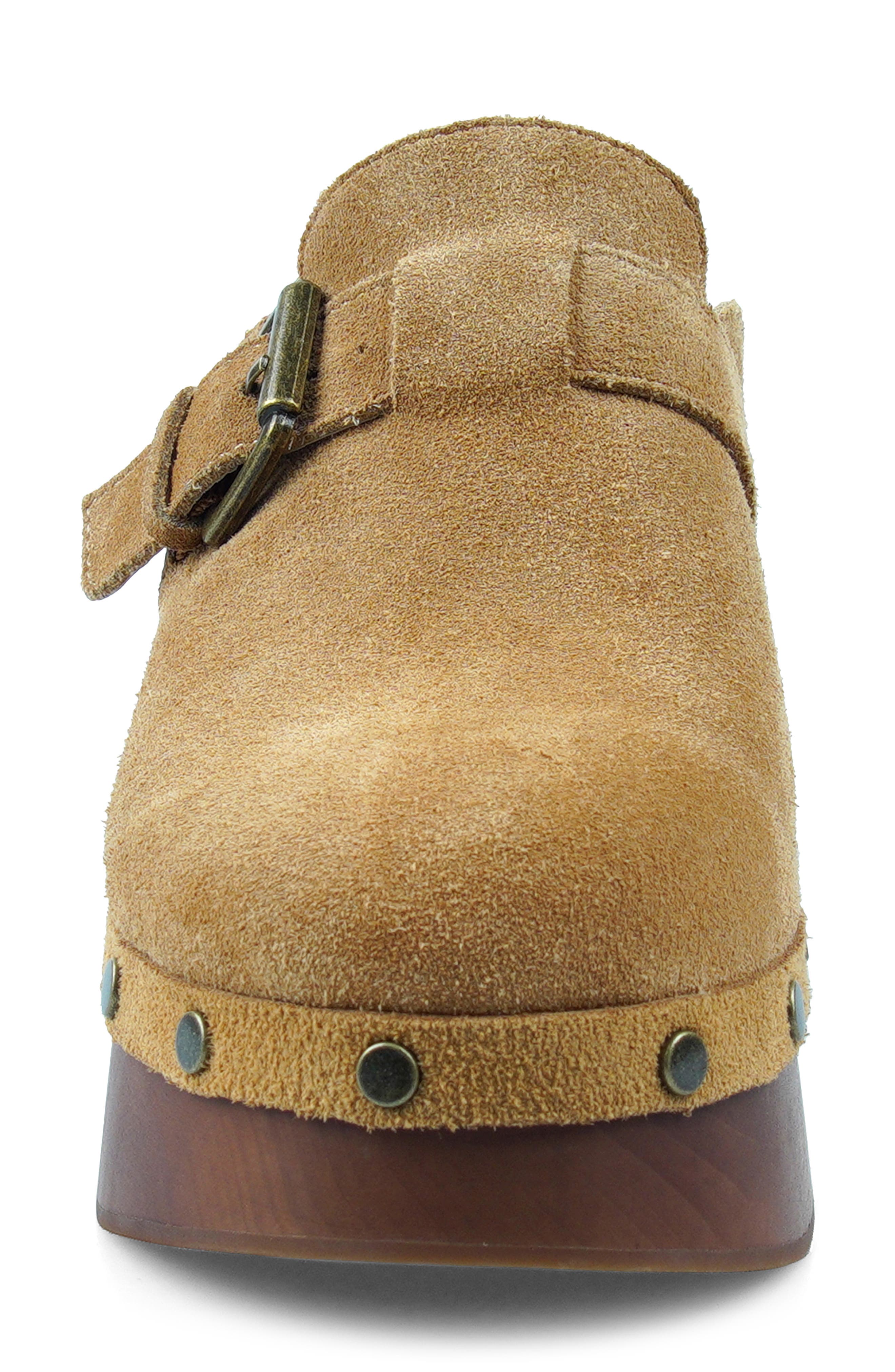 Booyah Platform Clog, Alternate, color, NATURAL SUEDE