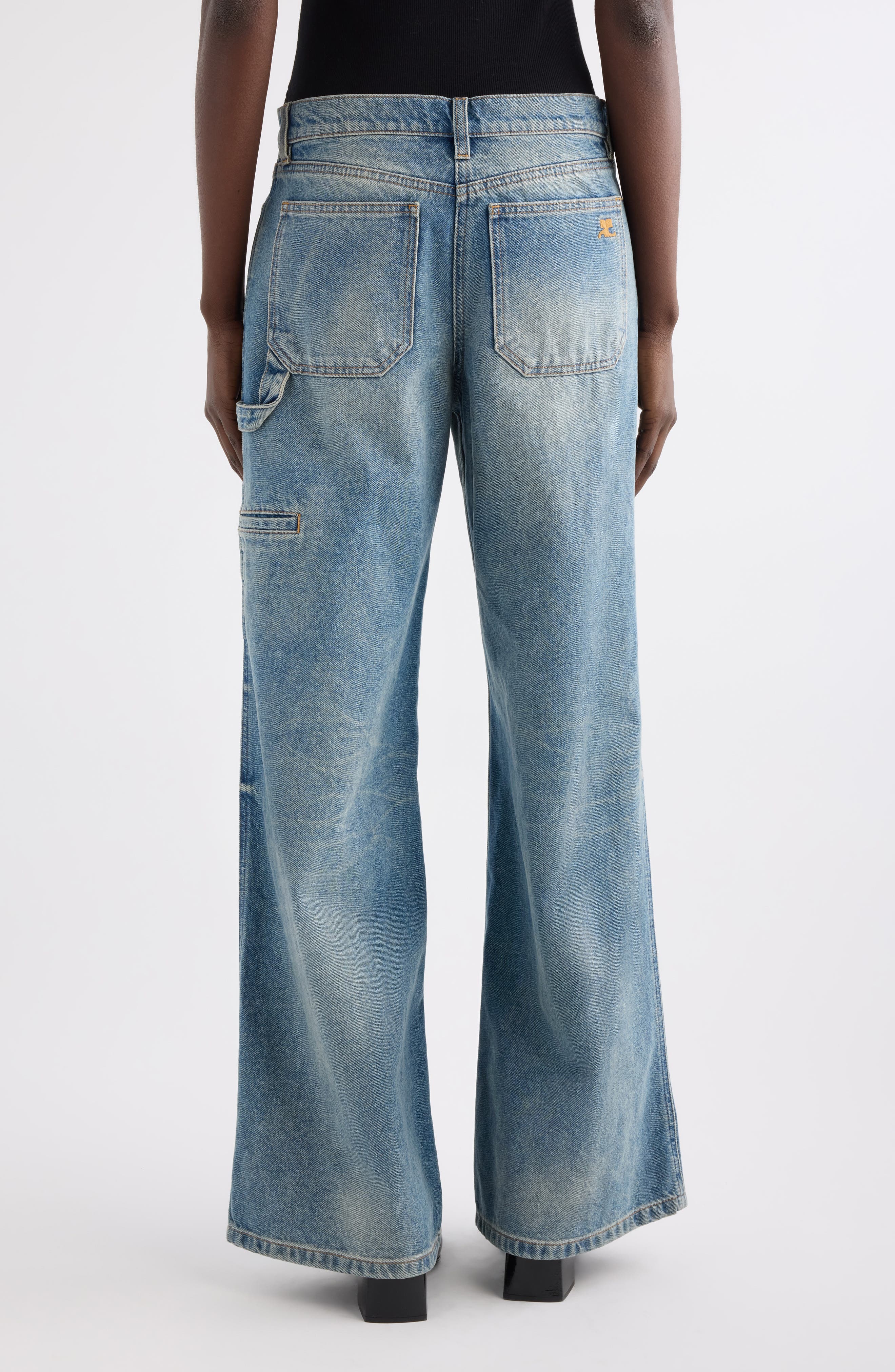 Courrèges Hammer Baggy Jeans (Women) | Nordstrom