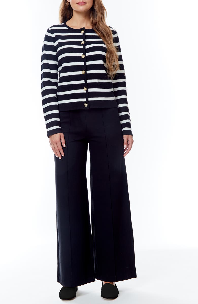 BY DESIGN Sweater Pants, Alternate, color, Black