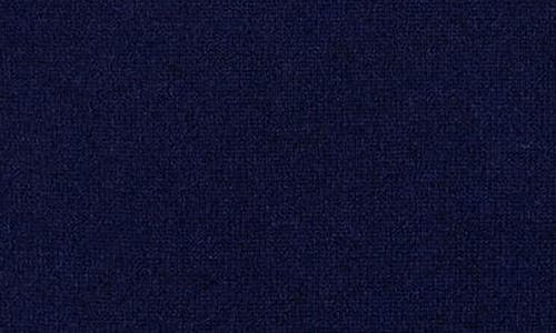 Pino By Pinoporte Johnny Collar Long Sleeve Wool Polo In Navy