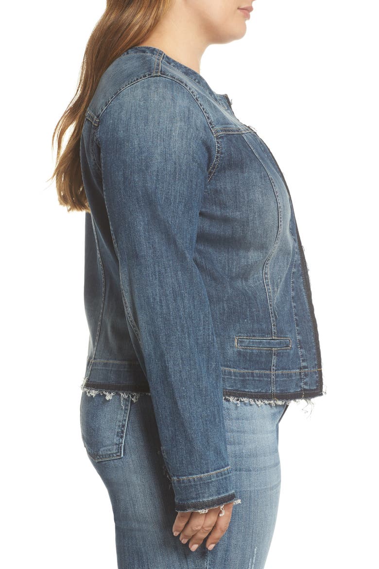 Tina Denim Jacket, Alternate, color, MEDIUM BASE WASH