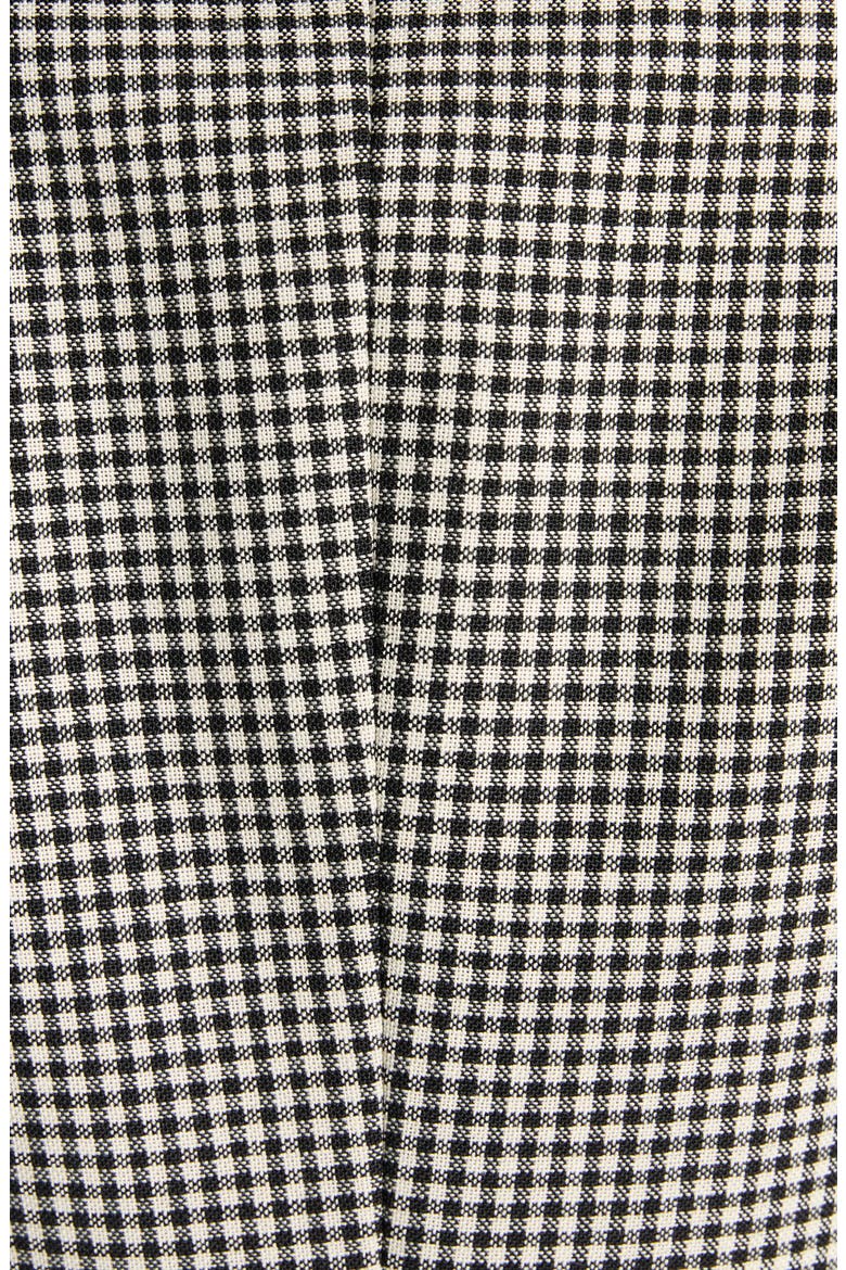 Houndstooth Off the Shoulder Wool Harness Jacket, Alternate, color, BLACK/IVORY