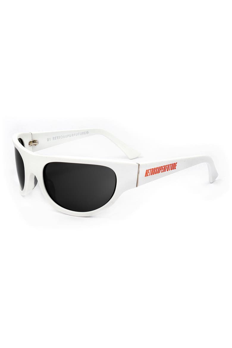 48mm Square Sunglasses, Alternate, color, WHITE