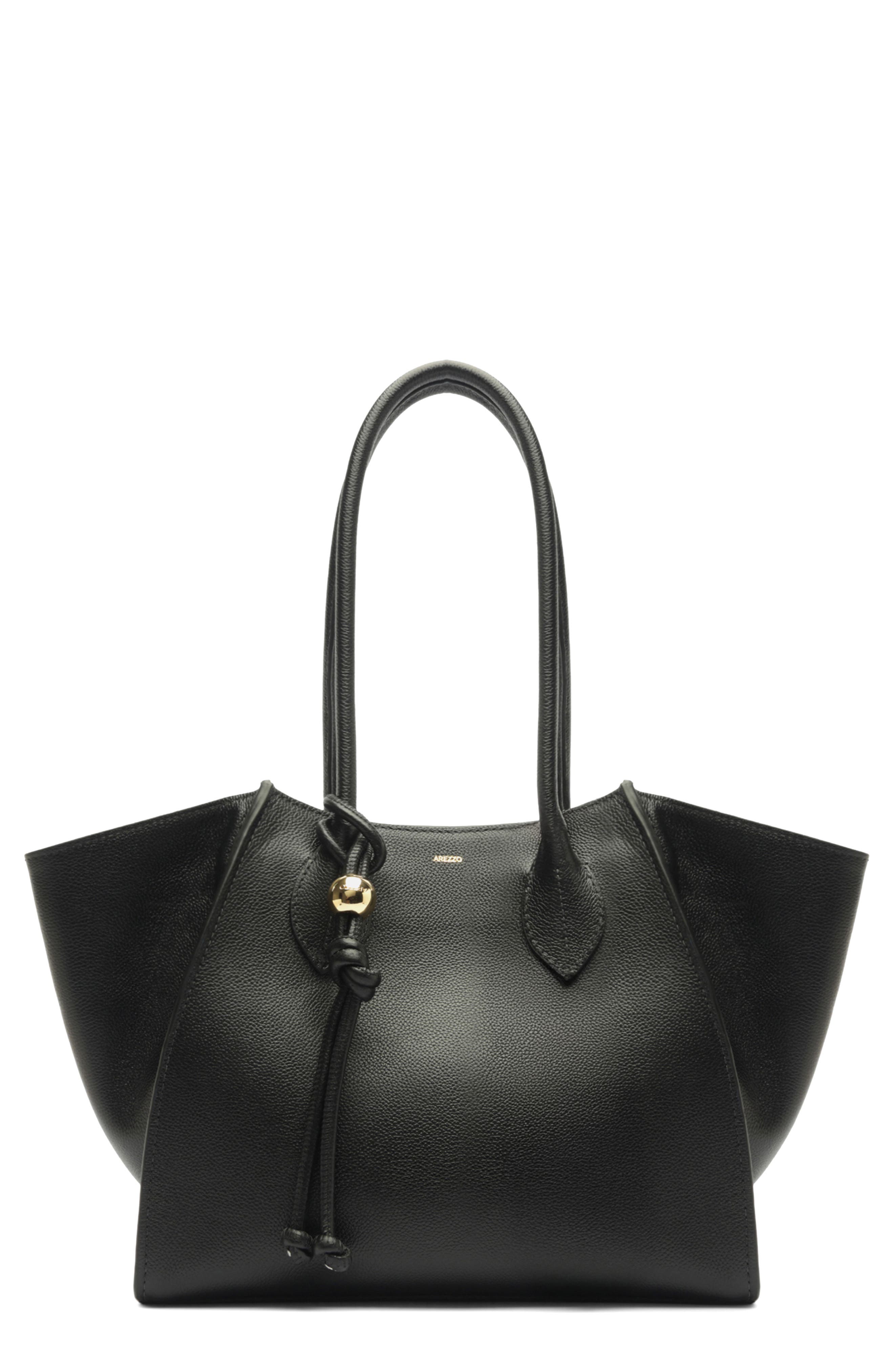 Arezzo Large Alba Leather Tote, Main, color, 