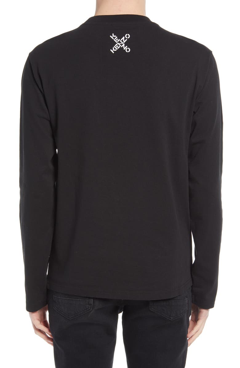 KENZO Sport Little X Long Sleeve Graphic Tee, Alternate, color, 
