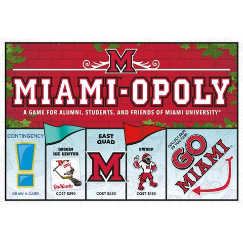 Miamiopoly University Themed Family Board Game, Ages 8+