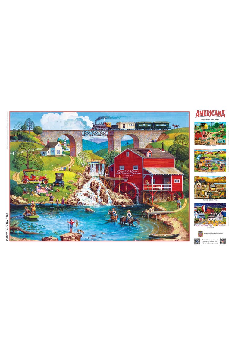 Labor Day 1909 500 Piece Jigsaw Puzzle, Alternate, color, Multicolor