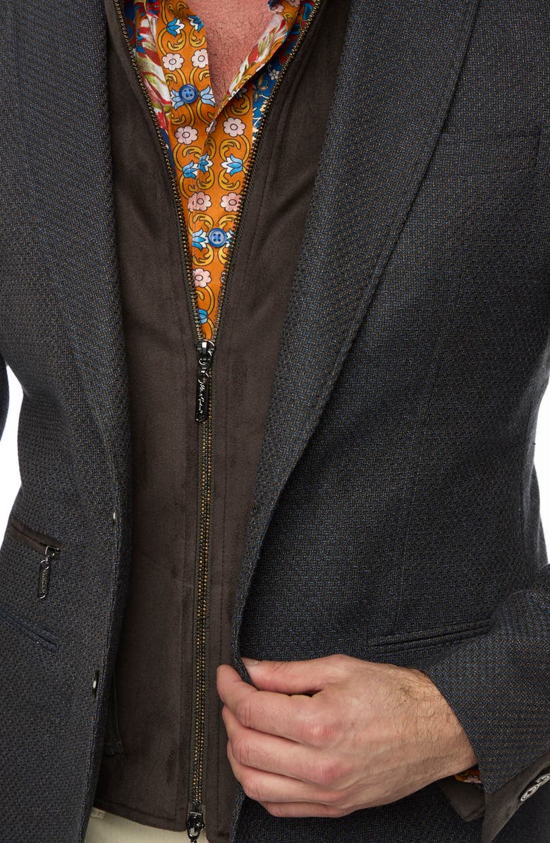 Robert Graham The Jetset II Stretch Sport Coat with Removable Bib, Alternate, color, 