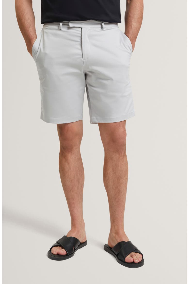 Loweton Slim Fit Stretch Cotton Chino Shorts, Main, color, STONE