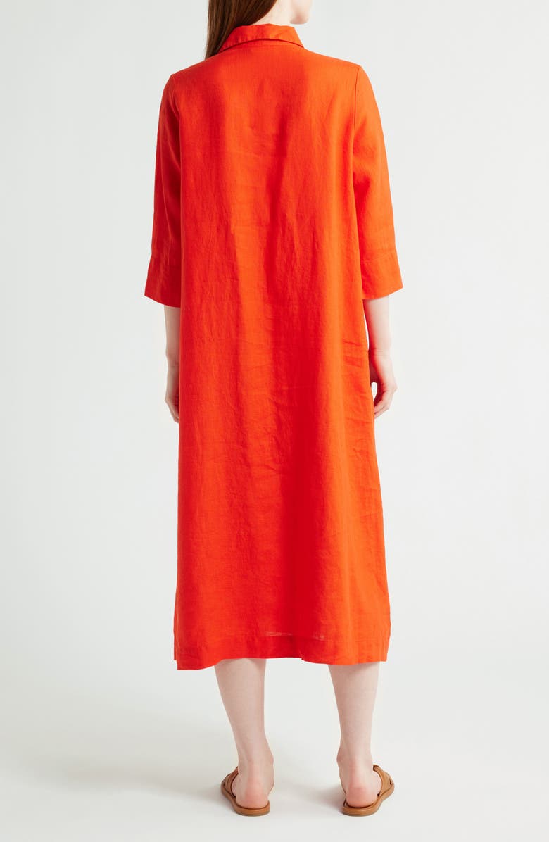 Masai Copenhagen Nikeeta Linen Midi Dress, Alternate, color, 