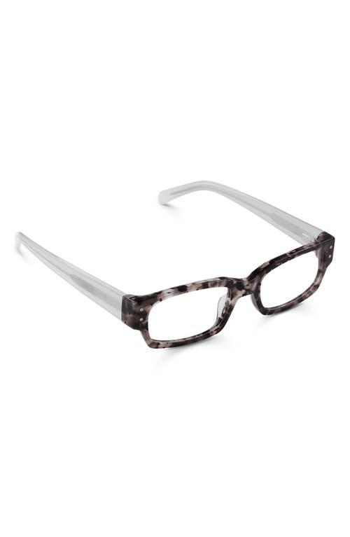 Eyebobs Head 49mm Rectangular Reading Glasses In Pebble And Black Tortoise